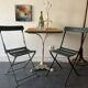 Old bistro table for garden