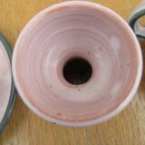 Ceramic set montgolfier yvan roy workshop - egg cup - pot - cup