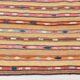 Vintage Striped Pattern Multicolor Kilim Rug, 183x239Cm