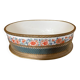 Porcelain planter with Japanese decoration, gilded brass base and rim, 20th century