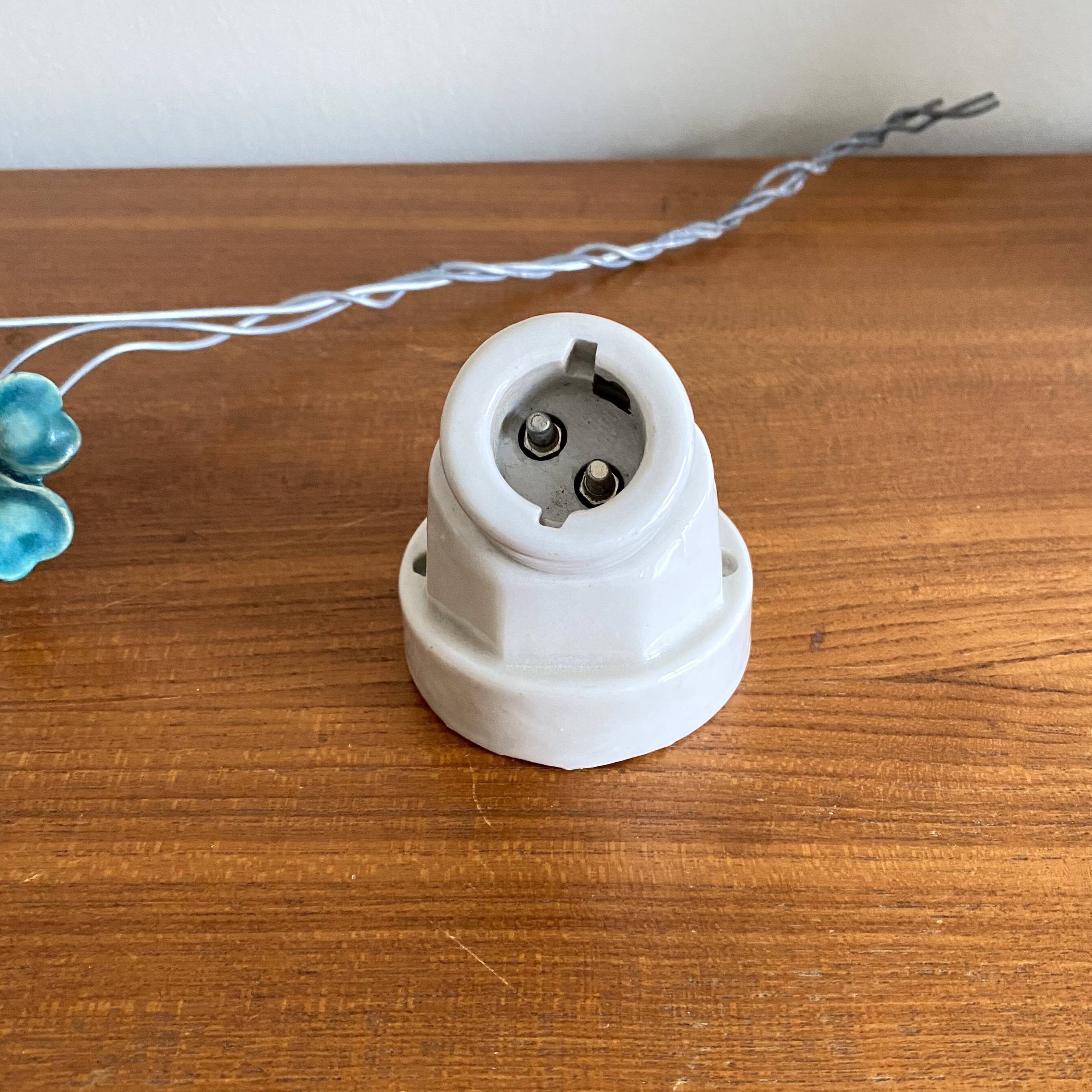 Ceramic wall light porcelain garage workshop antique lighting