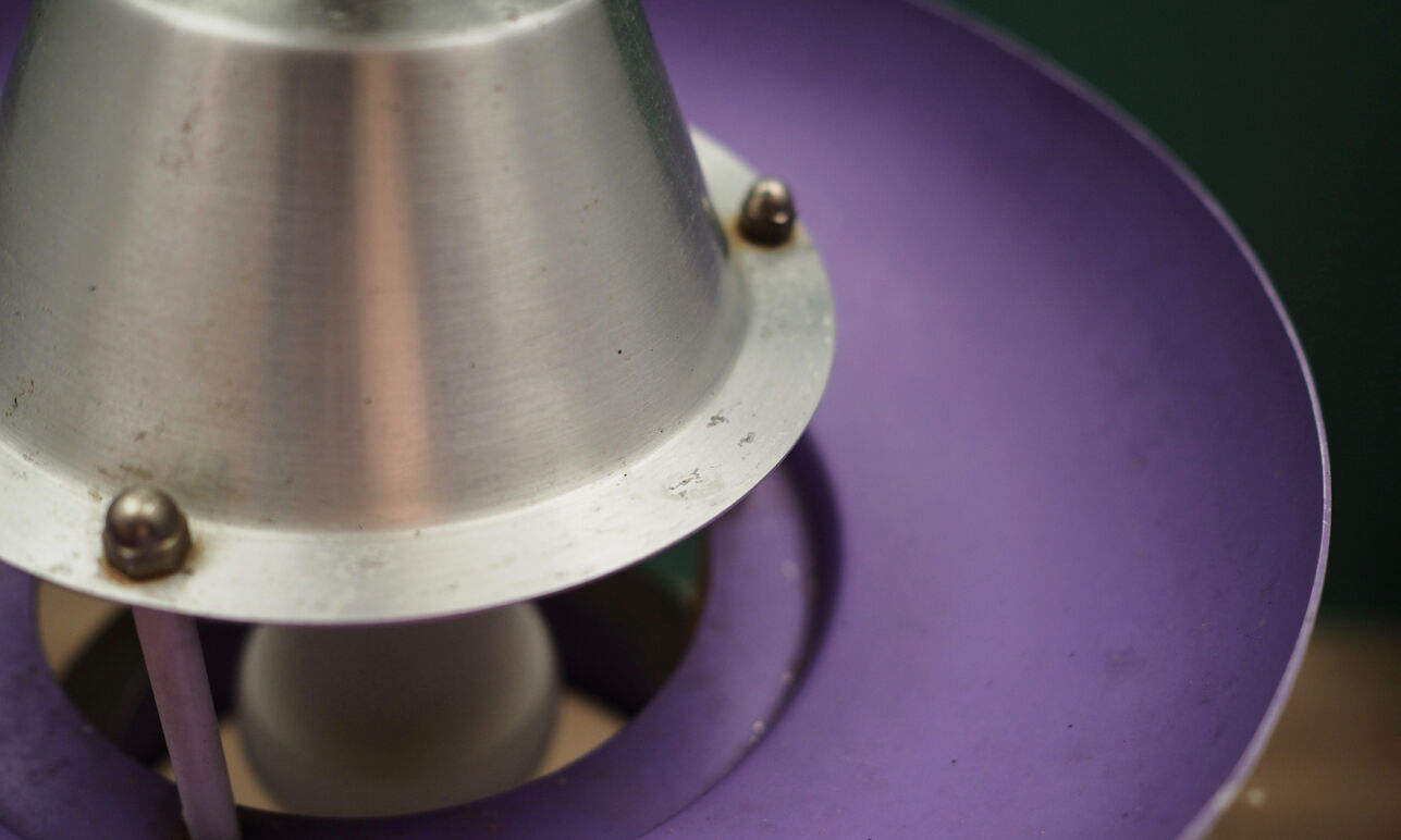 Silver chandelier, Danish design, 1970s