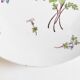 Chinese plate with hand-painted flowers
