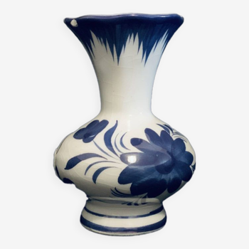 Petit Vase porcelaine 10cm fleur peint main