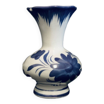 Petit Vase porcelaine 10cm fleur peint main