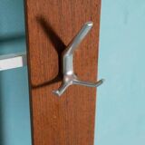 Vintage hardwood coat rack, minimalist mid-century coat rack.