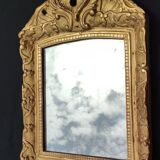 Old golden mirror