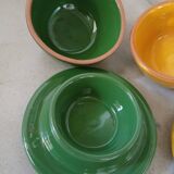 2 mini ceramic butter dishes