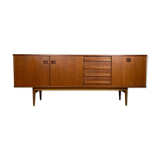 Vintage Scandinavian teak sideboard signed Eros, 60s