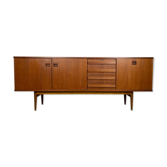 Enfilade scandinave vintage en teck signée Eros, années 60