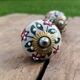 Retro door knobs in genuine sandstone