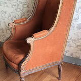 Eared shepherdess armchair