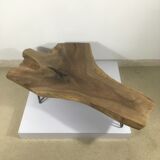 Coffee table brutalist tripod feet pin
