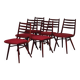 Lot de 6 chaises Jitona Sobeslav , Tchécoslovaquie 1960