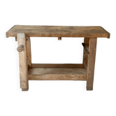 Vintage wooden workbench