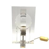 Sandro Petti, sculptural lucite table lamp, Maison Jansen France 1970s