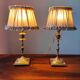 Pair of antique lamps