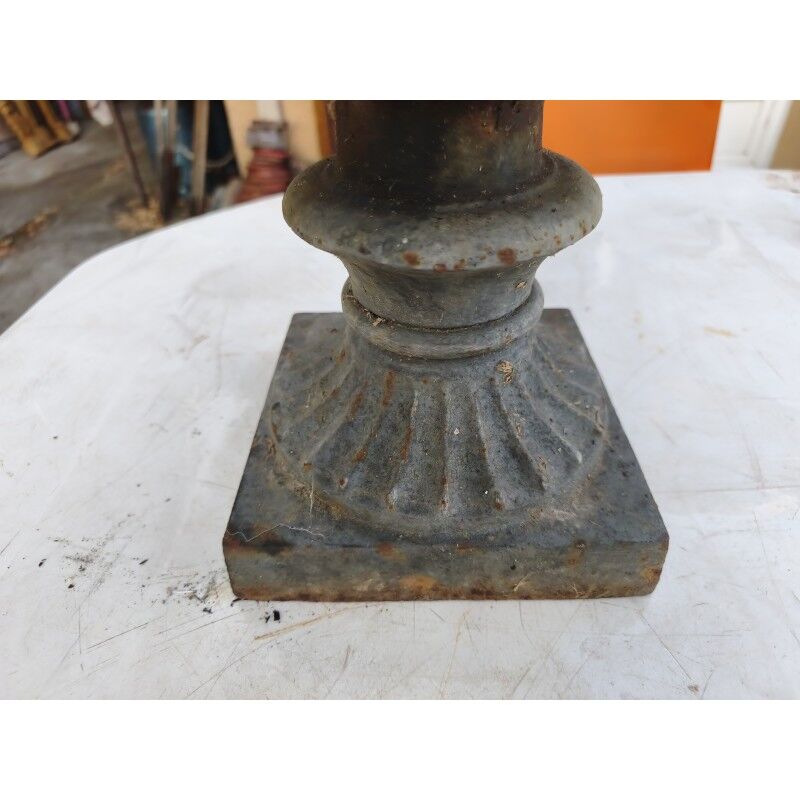 19th-century cast iron "Médicis" vase