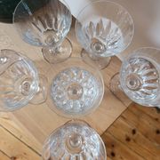 Set of 7 Baccarat Côte d'Azur wine glasses