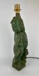 Table lamp by Robert Mermet of a standing boy/ putto