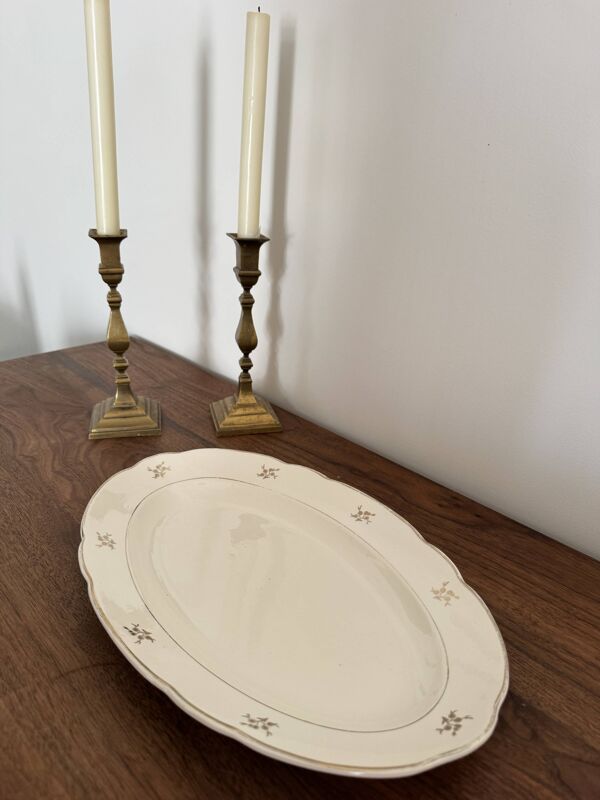 Grand plat de service ancien Villeroy & Boch Mettlach