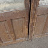 French window withstained glass