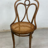Curved wooden chair