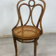 Curved wooden chair