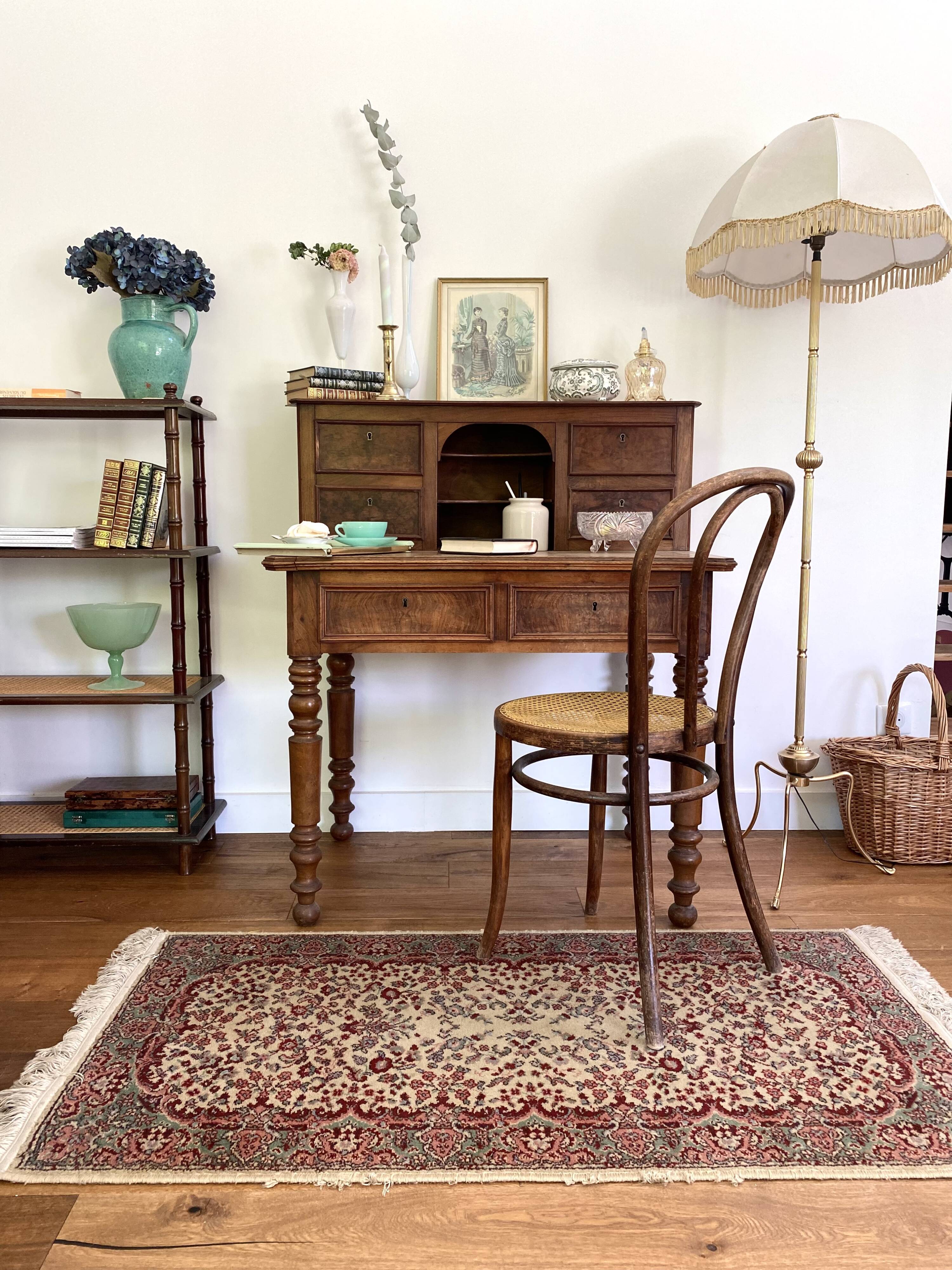 Vintage antique wooden desk