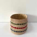 Braided fiber basket from the 60s