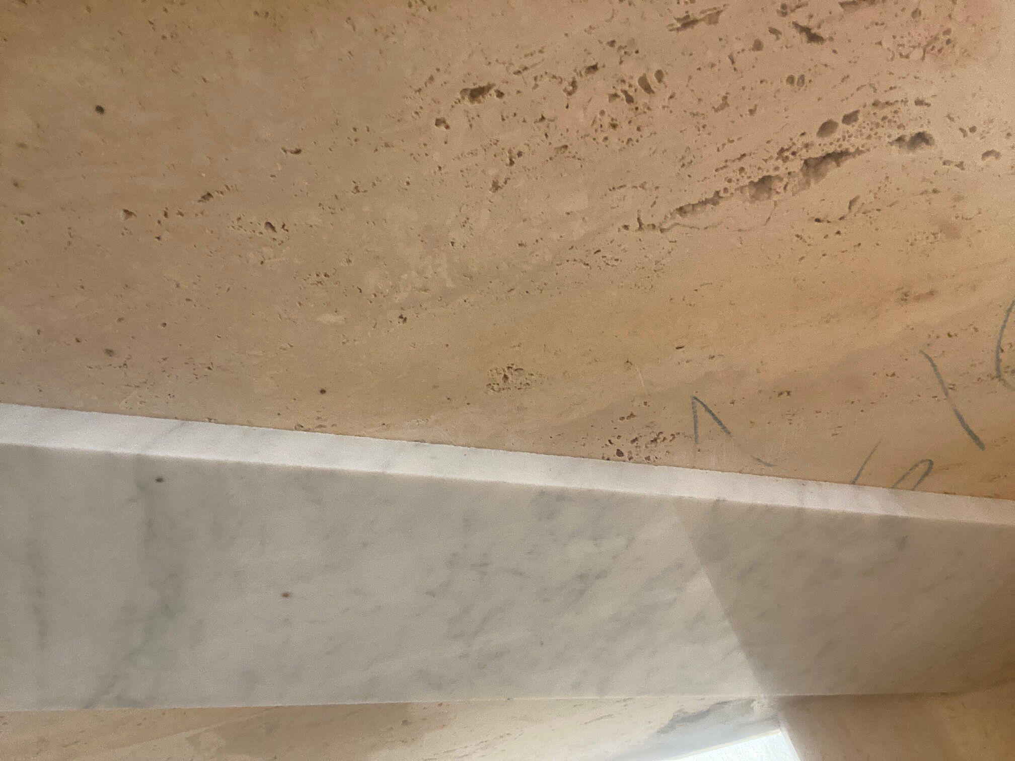 Italian Mid-Century Travertine Coffee Table