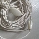 Pair of chrome wall lamp space age year 70
