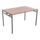 Cosmopol desk, walnut and steel. 120 x 60 cm