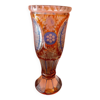 Vase cristal de Bohême