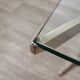 Table basse italienne en laiton