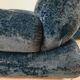 Pair of armchair - vintage - 1960s / 70s - petrol blue color.