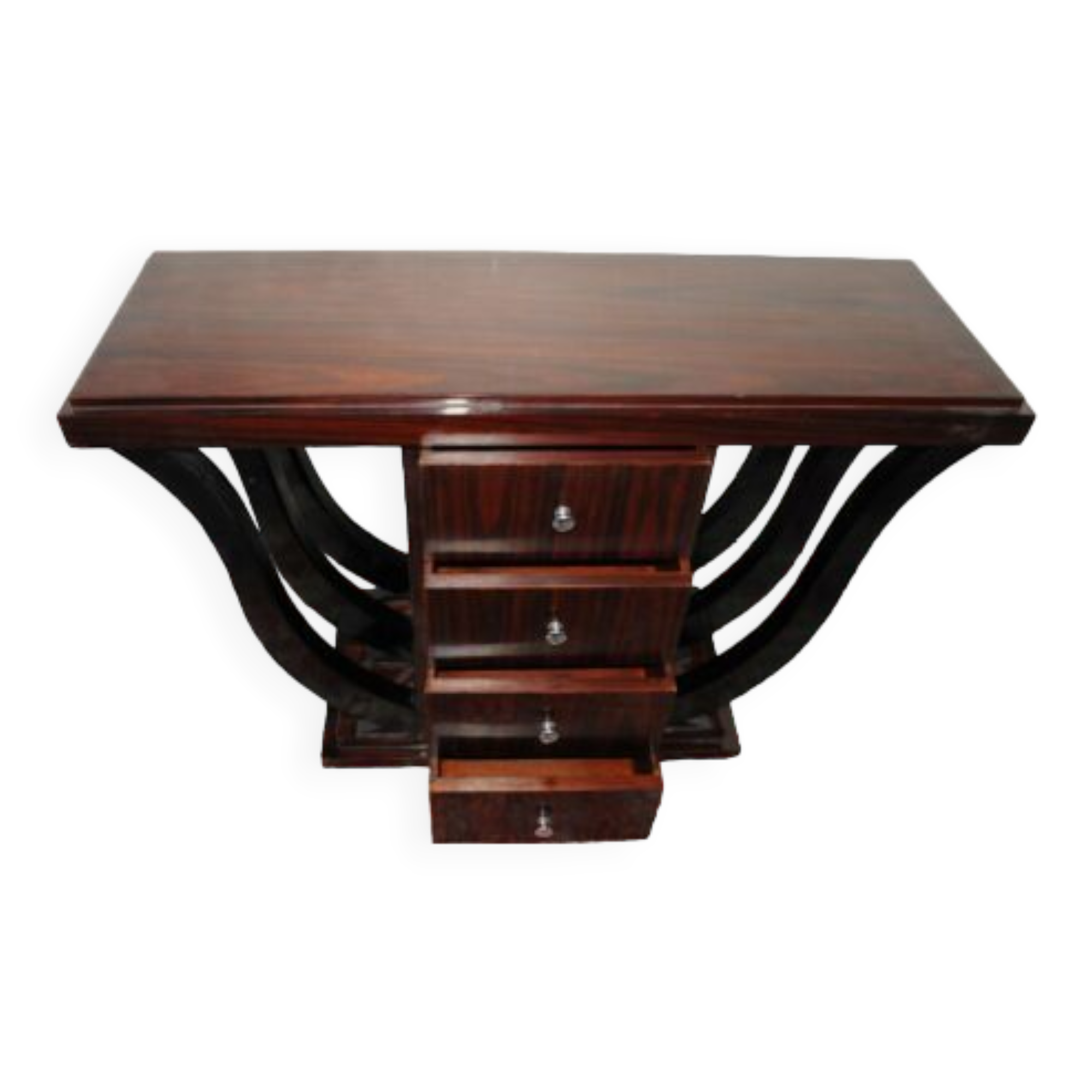 Art Deco console with 4 drawers