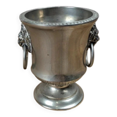 Small miniature silver-plated bucket
