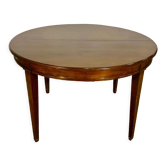 Mahogany round table with extension