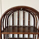 Vintage rattan and caning shelf bookcase