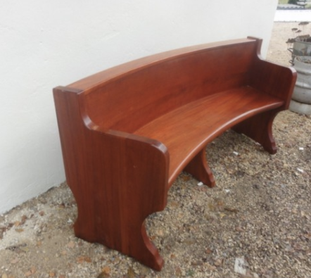 Church choir bench wood