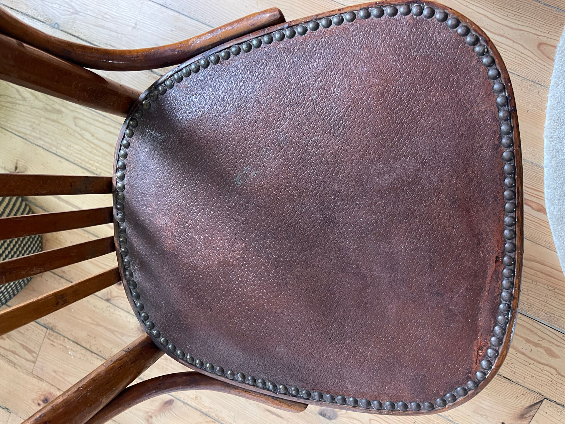 American office chair from the early 20th century.