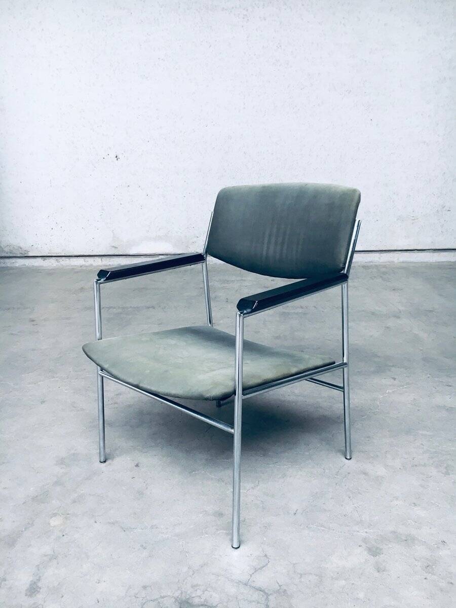 Mid-Century Modern Armchair by Gijs Van Der Sluis, Netherlands, 1960s