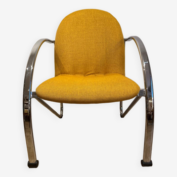 Souvignet Plichaise armchair 80s vintage