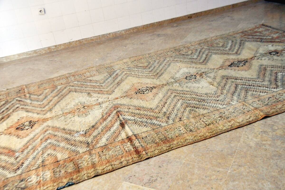 Tapis berbère Zemmour vintage
