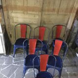 6 old Tolix chairs