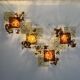 Modernist Venini Patchwork Hand Blown Panel by Toni Zuccheri from 70s
