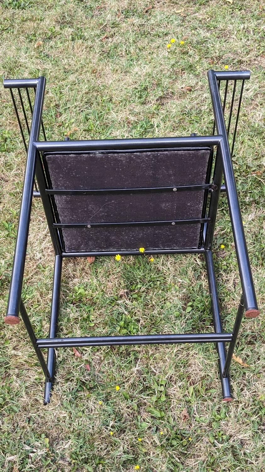 Duo of postmodern armchairs, vintage design from the 80s