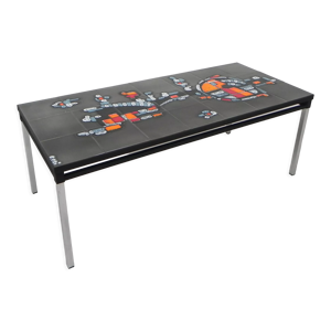 Table basse en carrelage