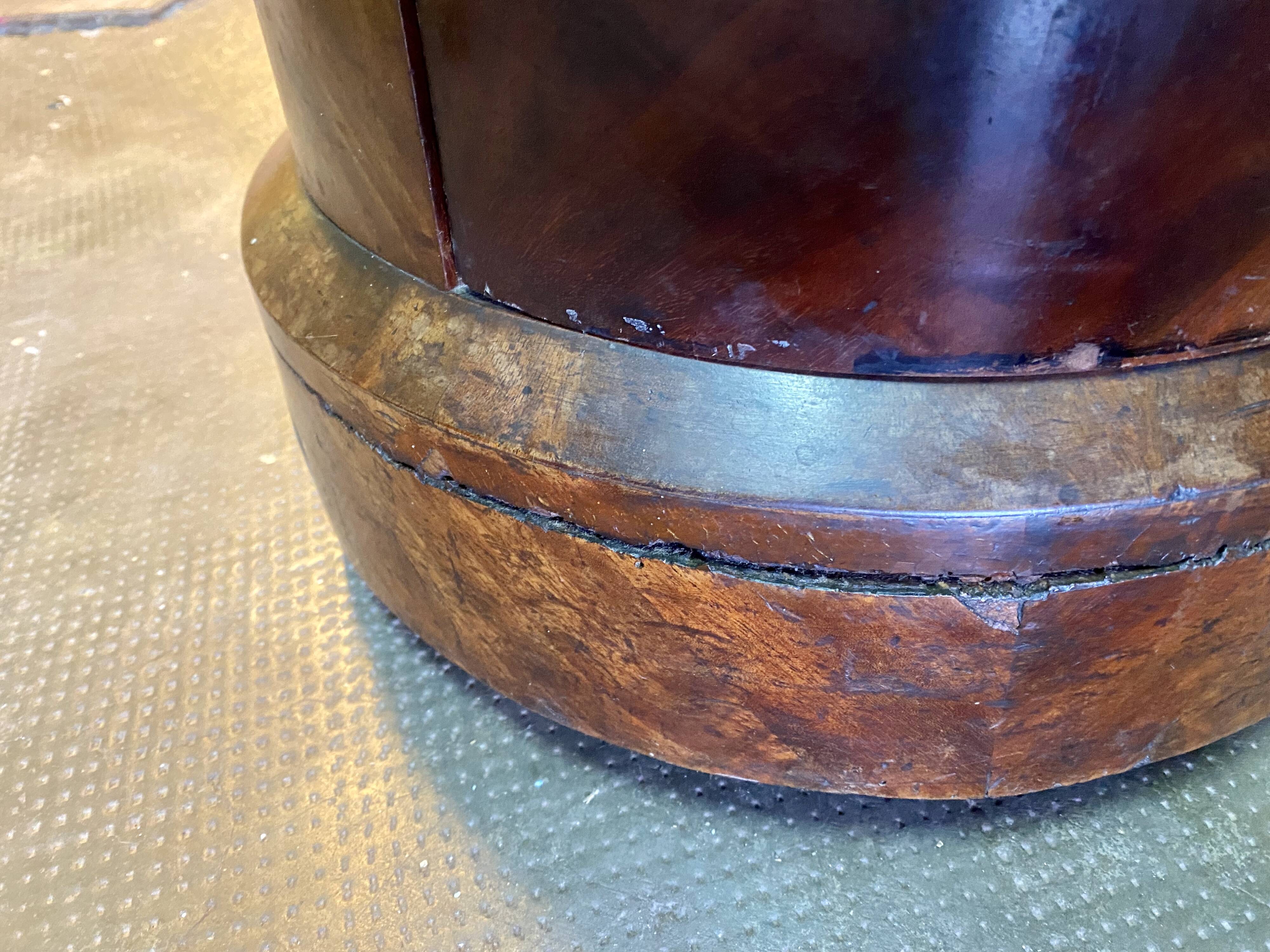 Empire bedside table in mahogany called somno to be restored